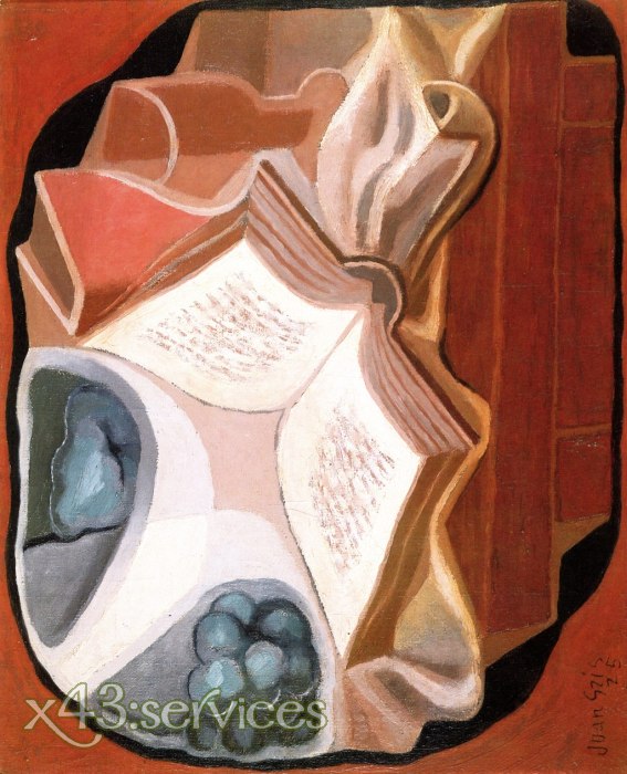Juan Gris - Buch und Fruchtschale - Book and Bowl of Fruit